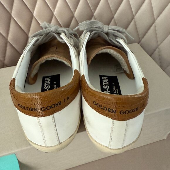 Authentic Golden Goose Size 38 Neutral Superstars - Picture 3 of 11